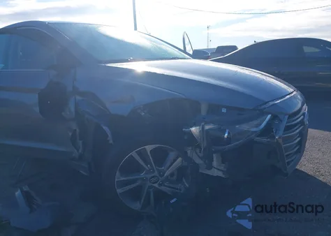 2018 Hyundai Elantra Limited z USA, uszkodzony, nr VIN KMHD84LF1JU648048